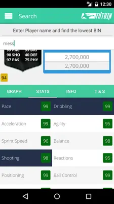 Futbin android App screenshot 21